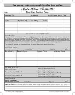 Guardian Contact Form