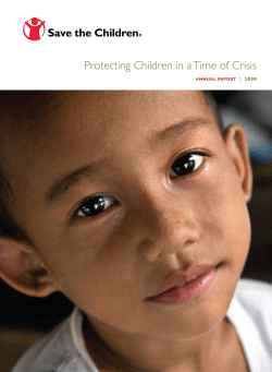 Protecting Children in a Time of Crisis  | 2008