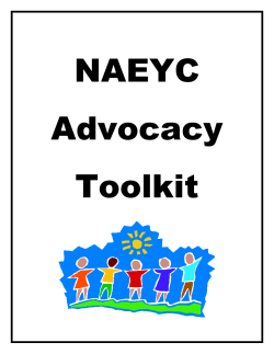 NAEYC Advocacy Toolkit