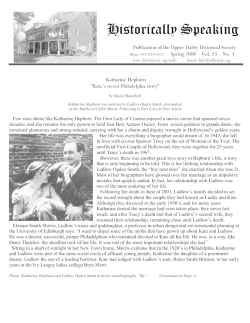 Historically Speaking