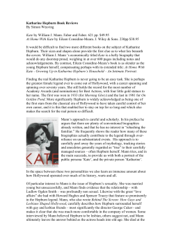 Katharine Hepburn Book Reviews By Simon Weaving