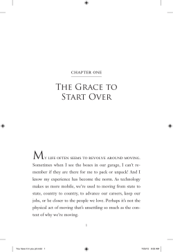 M The Grace to Start Over chapter one