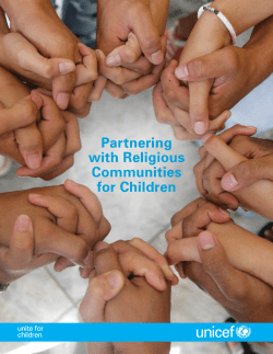 Partnering with Religious Communities for Children