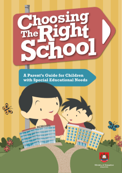 A Parent’s Guide for Children with Special Educational Needs