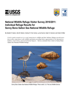 National Wildlife Refuge Visitor Survey 2010/2011: Individual Refuge Results for