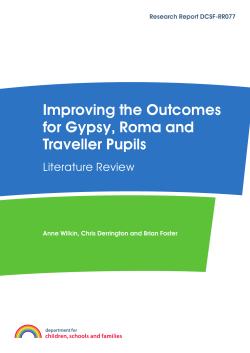 Improving the Outcomes for Gypsy, Roma and Traveller Pupils Literature Review
