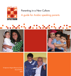 Parenting in a New Culture A guide for Arabic-speaking parents Second Edition