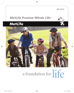MetLife Promise Whole Life LIFE