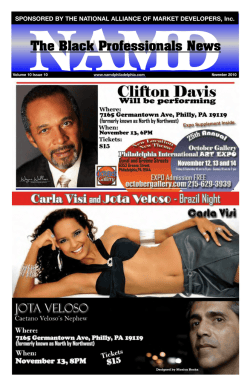 NAMD The Black Professionals News Volume 10 Issue 10