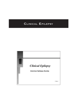 C E Clinical Epilepsy LINICAL