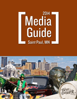 Media Guide 2014 Saint Paul, MN