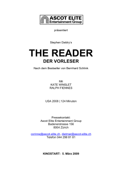 THE READER DER VORLESER