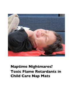 Naptime Nightmares? Toxic Flame Retardants in Child Care Nap Mats