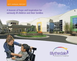 A beacon of hope and inspiration for  2011 ANNUAL REPORT