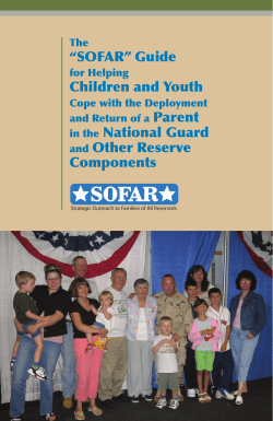 “SOFAR” Guide Children and Youth Parent National Guard
