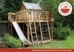 Beautiful play houses and play systems made for your children