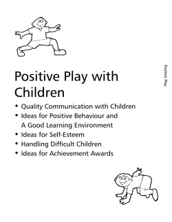 Positive Play with Children 