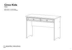 Circo Kids &gt;&gt; assembly instructions Desk