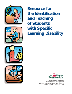 Resource for the Identification and Teaching of Students