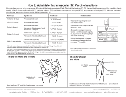 How to Administer Intramuscular (IM) Vaccine Injections