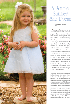A Simple Summer Slip Dress By Jennifer Weske