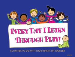 Every Day I Learn Through Play! 1ST EDITION