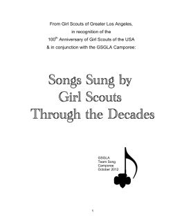 Songs Sung by Girl Scouts Through the Decades 100