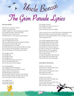 The Grim Parade Lyrics