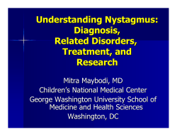 Understanding Nystagmus: Diagnosis, Related Disorders, Treatment, and