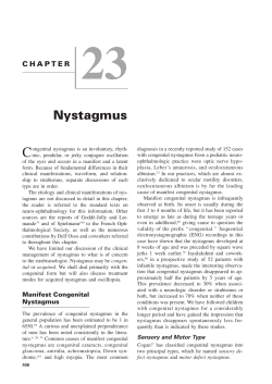 23 C Nystagmus C H A P T E R