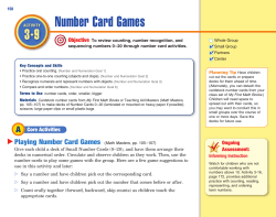 Number Card Games
