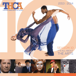 THE ARTS 2013 2014 |