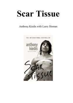 Scar Tissue Anthony Kiedis with Larry Sloman