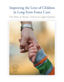 Improving the Lives of Children in Long-Term Foster Care: