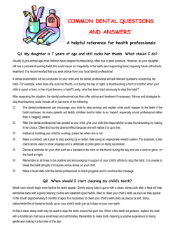 &lsquo;COMMON DENTAL QUESTIONS AND ANSWERS&rsquo;