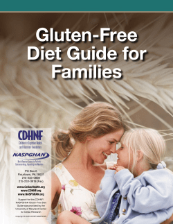 Gluten-Free Diet Guide for Families www.CeliacHealth.org