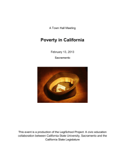 Poverty in California