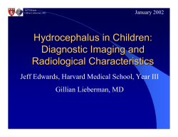 Hydrocephalus in Children: Diagnostic Imaging and Radiological Characteristics