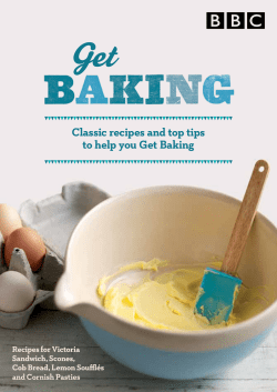 Classic recipes and top tips to help you Get Baking Sandwich, Scones,
