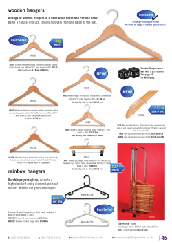 wooden hangers NEW!