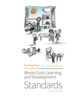 Standards illinois early learning and development For Preschool