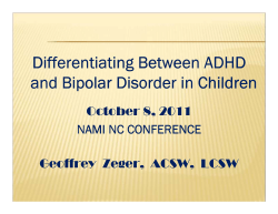 Differentiating Between ADHD