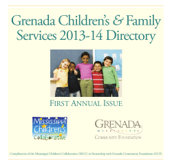 Grenada Children’s Services 2013-14 Directory &amp;