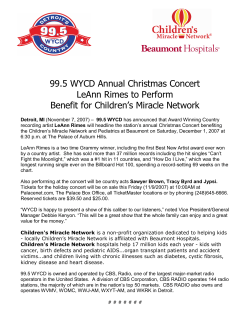 99.5 WYCD Annual Christmas Concert LeAnn Rimes to Perform