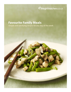 Favourite Family Meals
