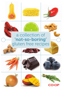 a collection of ‘not-so-boring’ gluten free recipes
