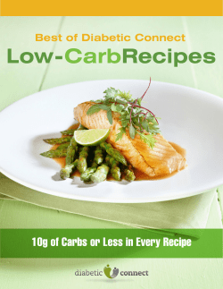 Low- Recipes Carb 10g of Carbs or Less in Every Recipe