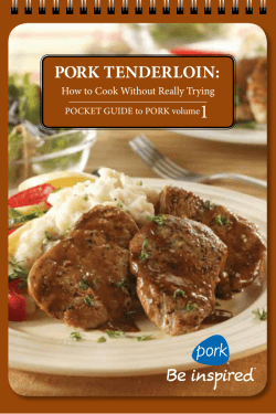 1 pork  Tenderloin: How to Cook Without Really Trying