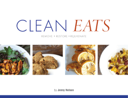 Jenny Nelson CLEAN EATS - by Jenny Nelson (Cover)