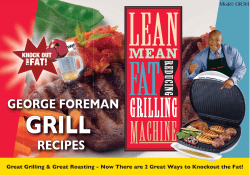 GRILL GEORGE FOREMAN RECIPES